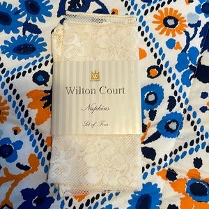 Lace Napkins, Victorian Rose Pattern